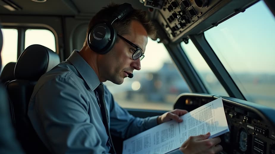 Beheers het ICAO-Engelse testvoorbeeld